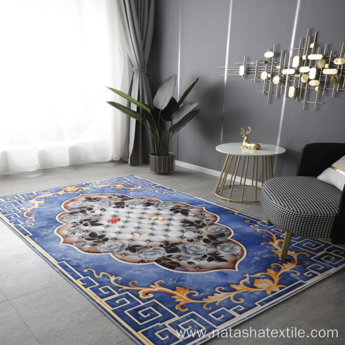 Crystal velvet Chinese simple carpet living room